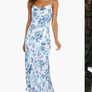 Petal & Pup Blue Floral Dress